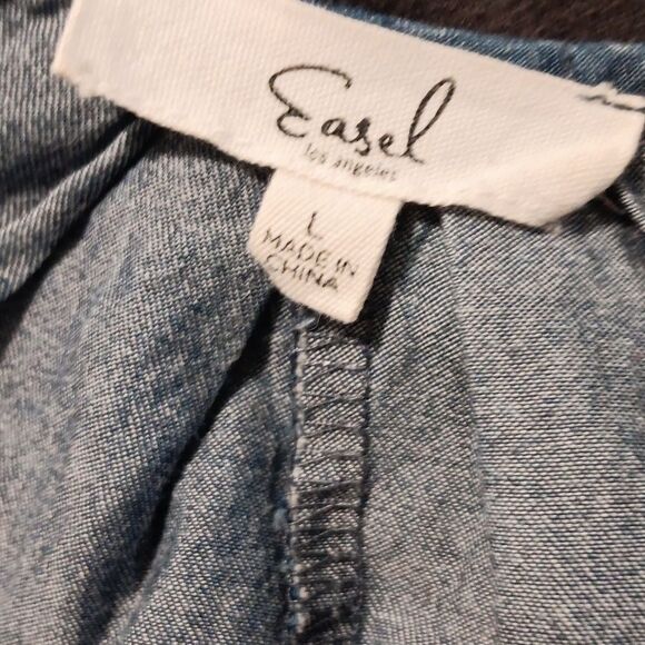 Easel Chambray Denim Dress - Picture 8 of 12